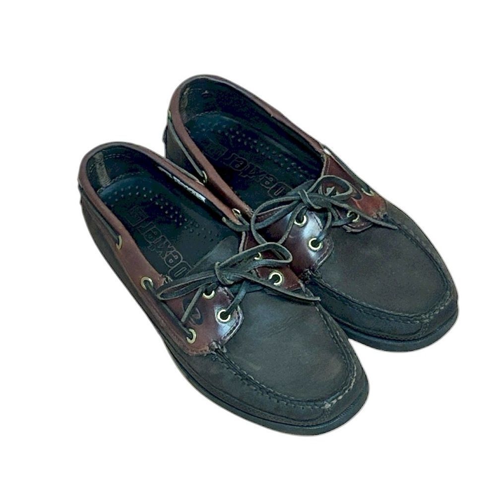 Dexter Brown leather Boat Shoes, 80s/90s, Vintage, 8 1/2